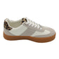 Lloyd & Pryce For Her - Ladies Trainers White, Grey, Leopard (4058)