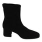 Miss Elastic - Ladies Ankle Boots Black (4061)