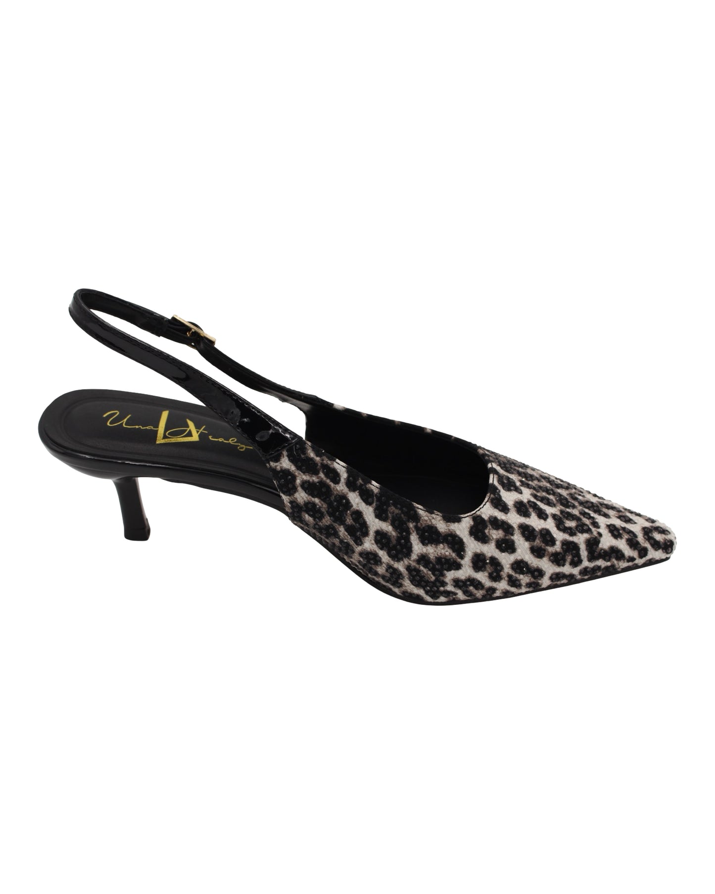 Una Healy - Ladies Occasion Black, White, Cheetah (4064)