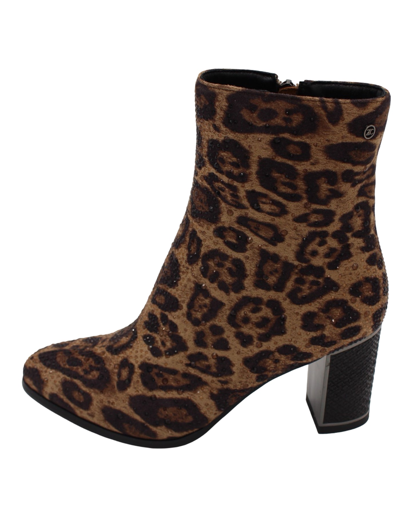 Zanni - Ladies Ankle Boots Brown Leopard (4066)