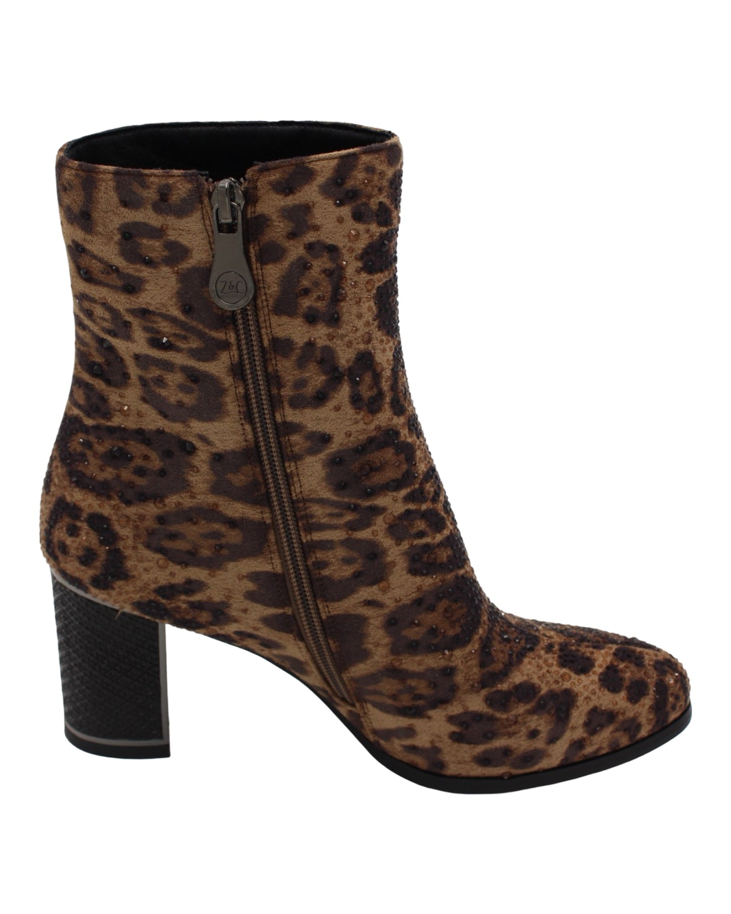 Zanni - Ladies Ankle Boots Brown Leopard (4066)