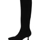 Miss Elastic - Ladies Long Boots Black (4069)