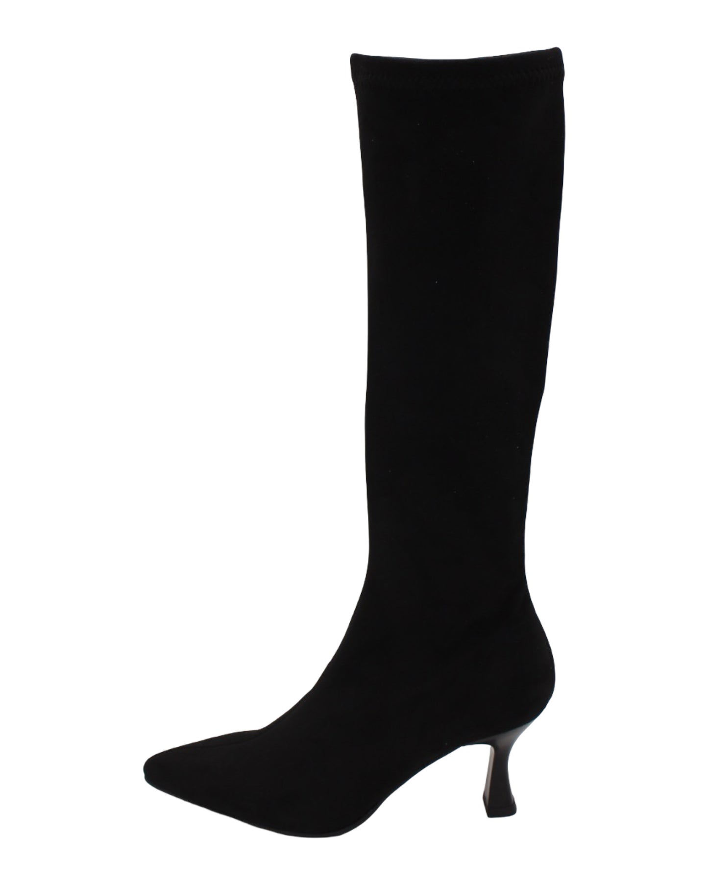 Miss Elastic - Ladies Long Boots Black (4069)