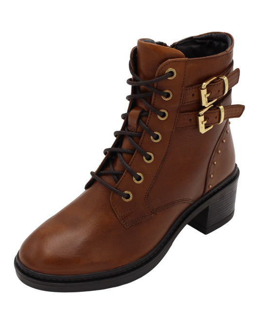 Lotus - Ladies Ankle Boots Tan (4073)