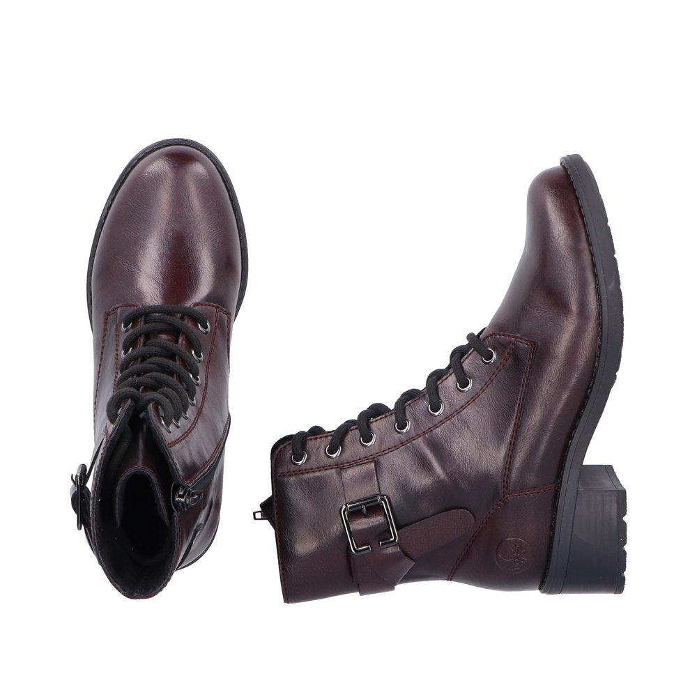 Rieker - Ladies Ankle Boots Wine (4075)