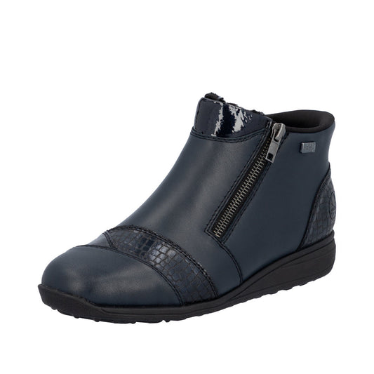 Rieker - Ladies Ankle Boots Navy (4076)