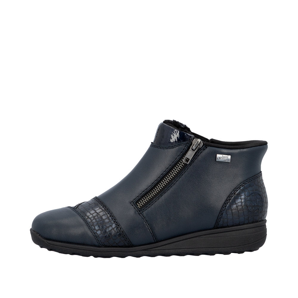 Rieker - Ladies Ankle Boots Navy (4076)