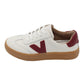 Drilleys - Ladies Trainers White, Maroon (4077)