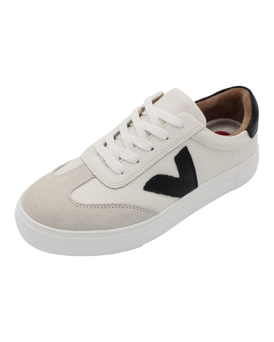 Drilleys - Ladies Trainers White, Black (4081)