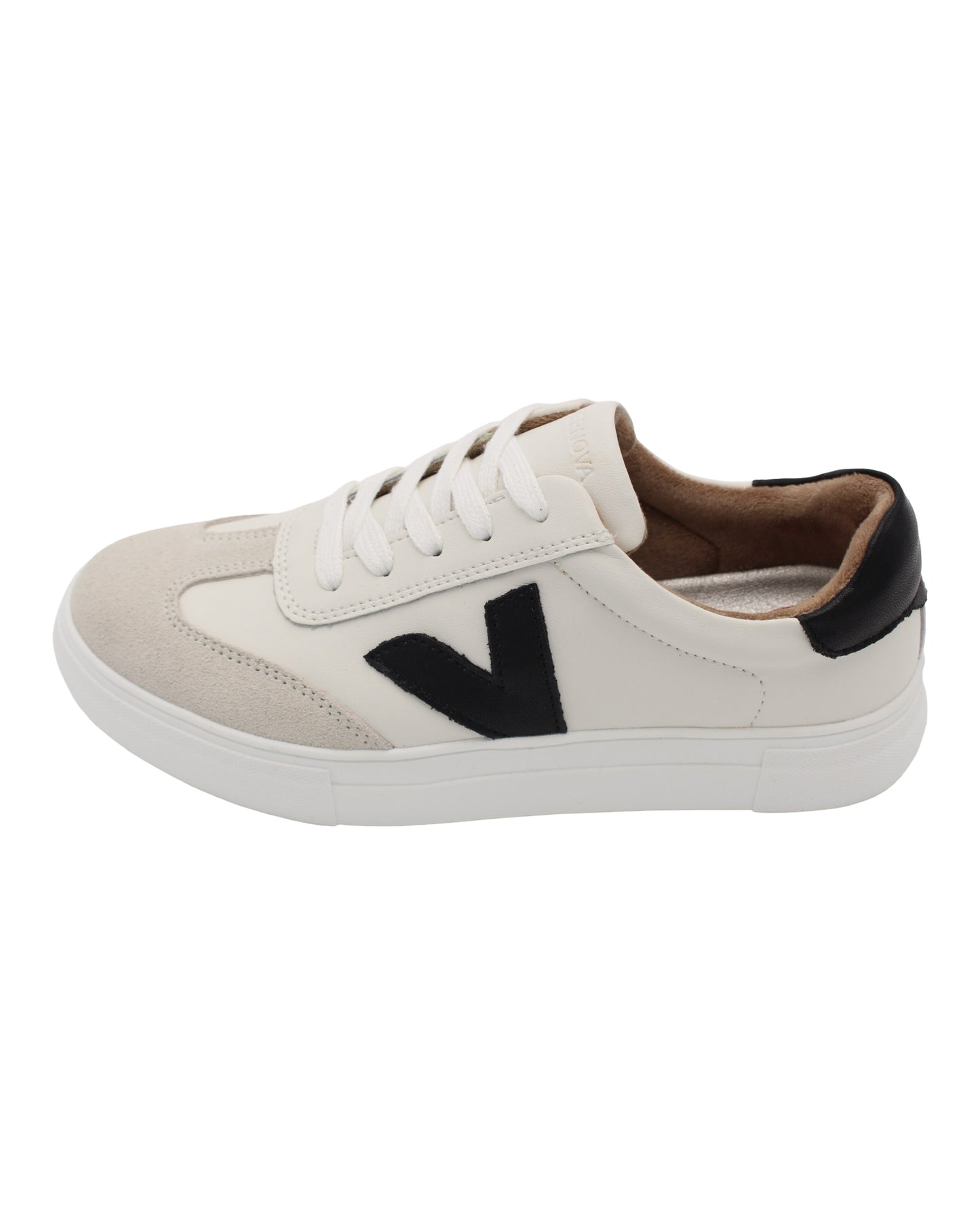 Drilleys - Ladies Trainers White, Black (4081)