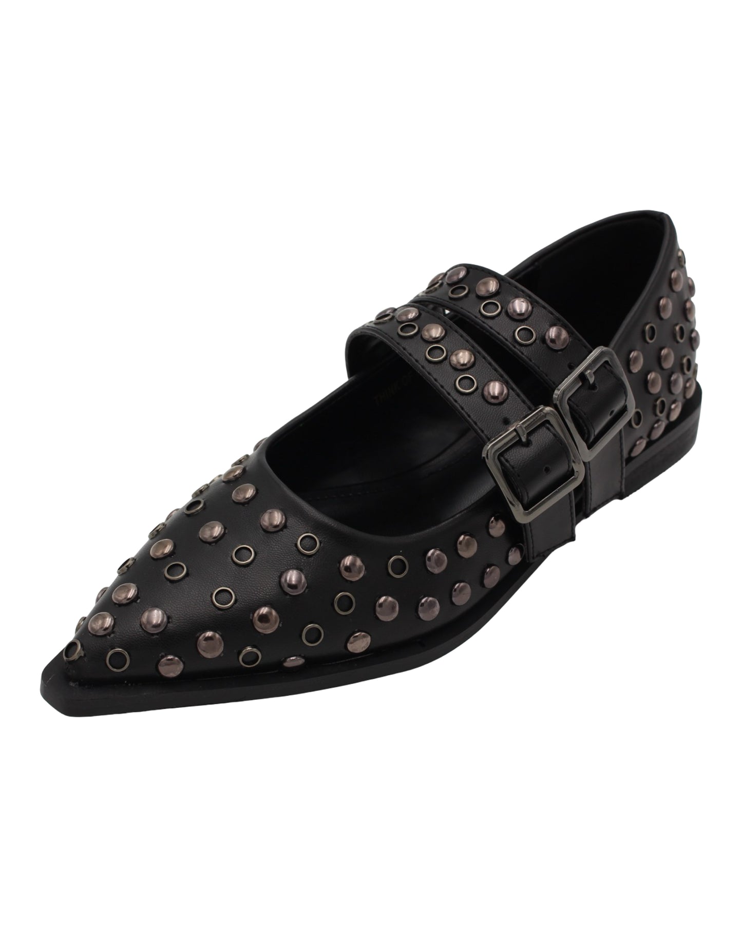 Una Healy - Ladies Shoes Black, Stud (4084)