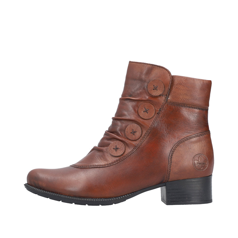 Rieker - Ladies Ankle Boots Chestnut (4089)