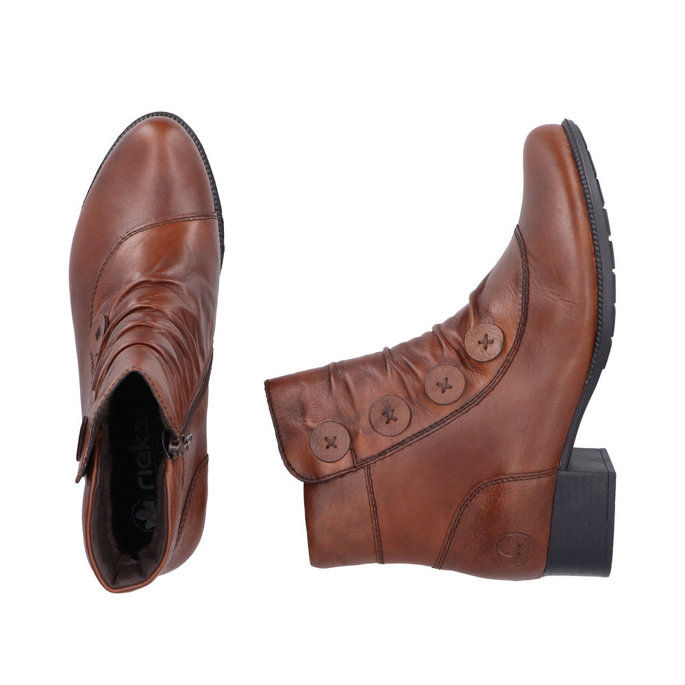 Rieker - Ladies Ankle Boots Chestnut (4089)