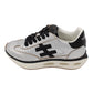 Another Trend - Ladies Trainers Silver, Black (4091)