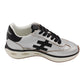 Another Trend - Ladies Trainers Silver, Black (4091)