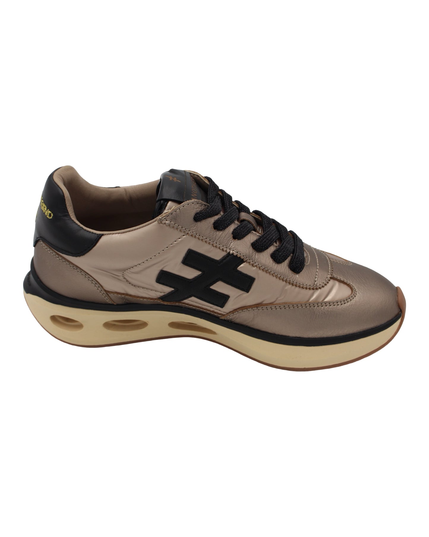 Another Trend - Ladies Trainers Black, Bronze (4092)