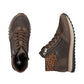 Rieker - Ladies Ankle Boots Brown, Bronze, Leopard (4098)