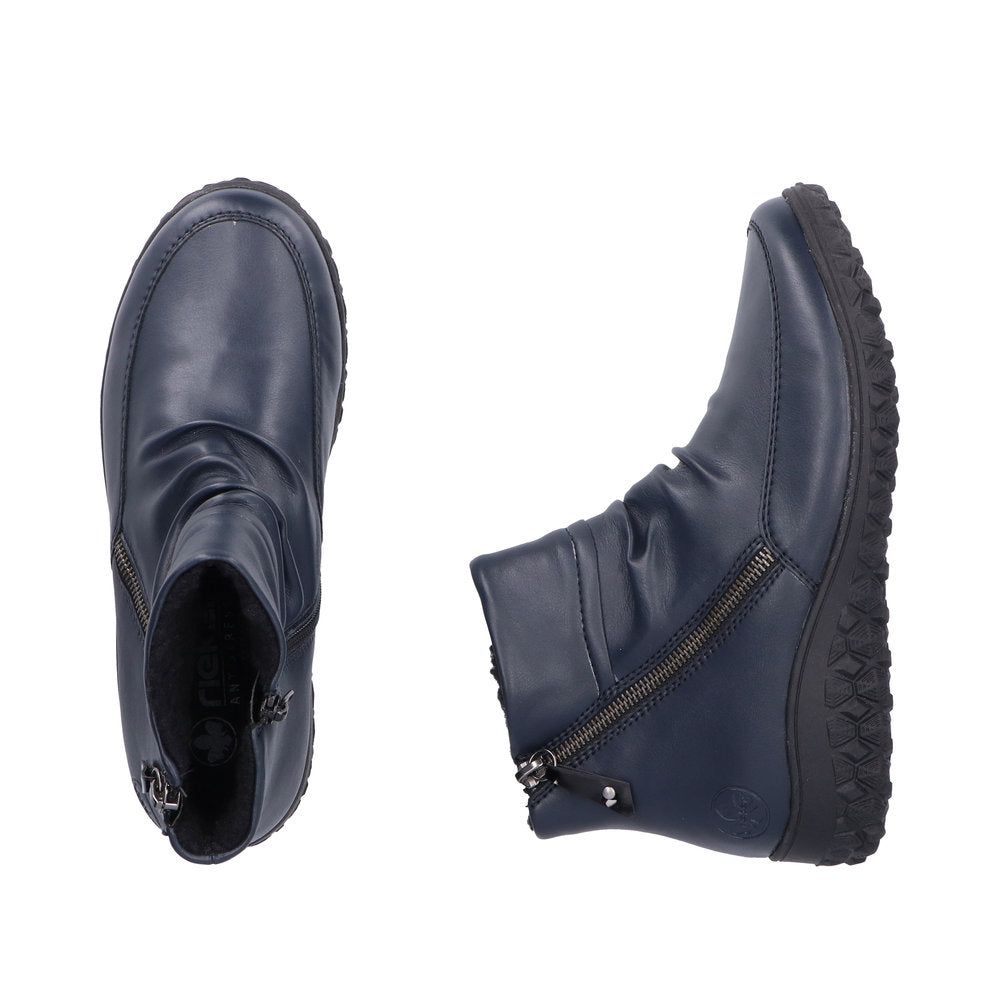 Rieker - Ladies Ankle Boots Navy (4099)