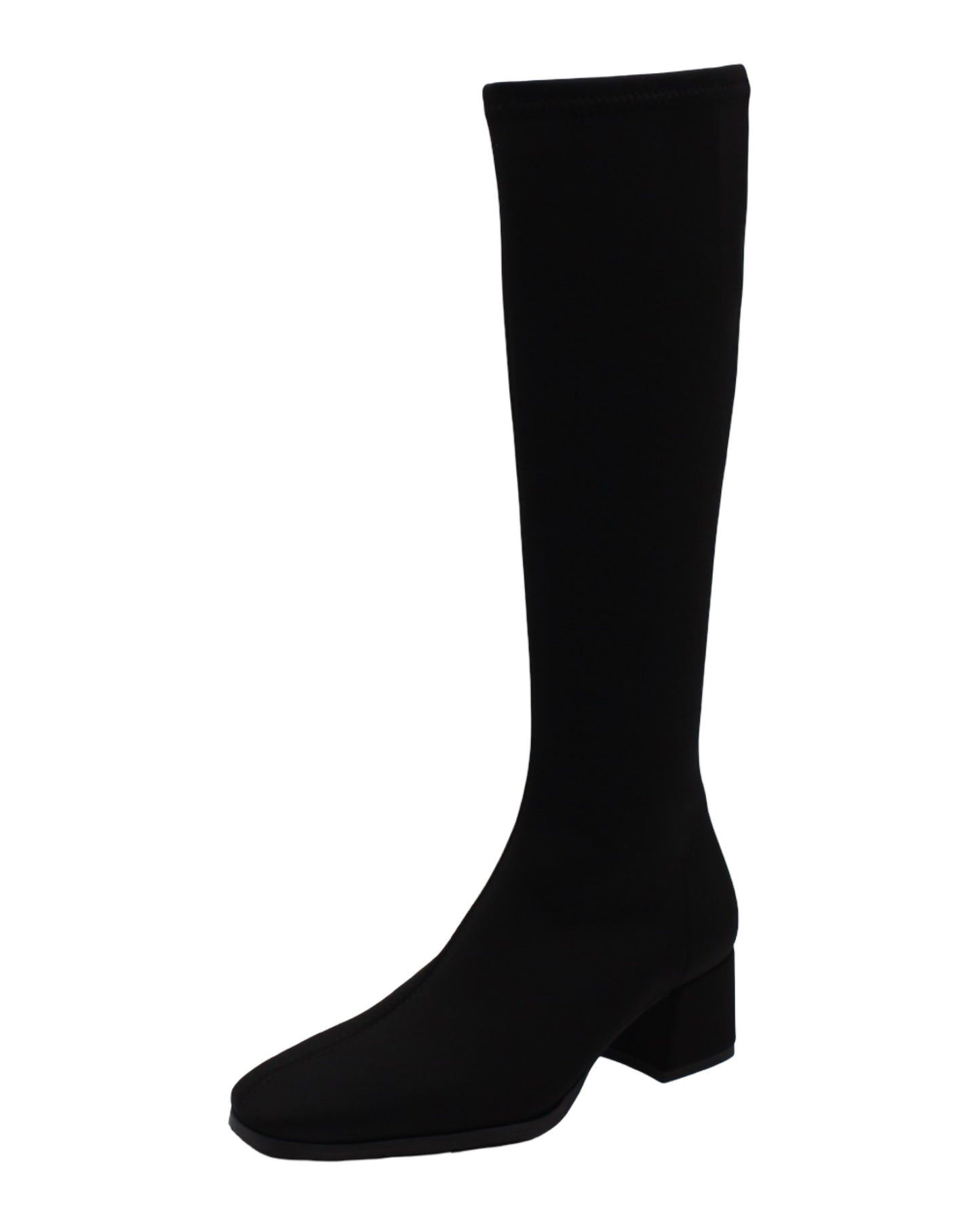 Miss Elastic - Ladies Long Boots Black (4102)