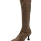 Miss Elastic - Ladies Long Boots Snake Print (4103)