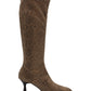 Miss Elastic - Ladies Long Boots Snake Print (4103)