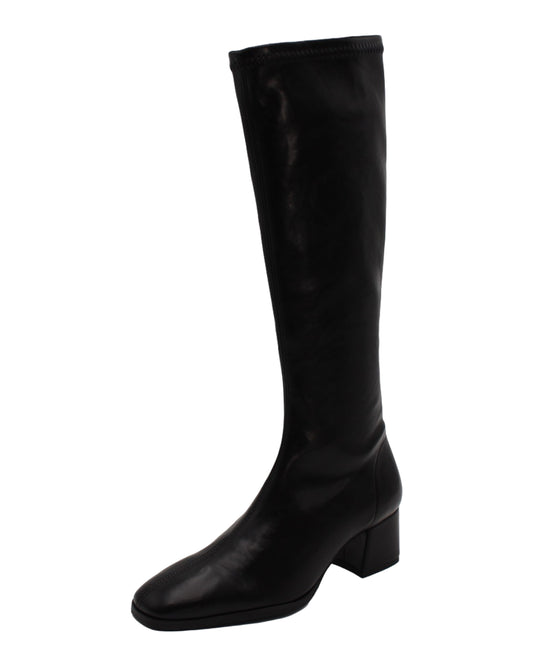 Miss Elastic - Ladies Long Boots Black (4104)