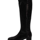 Miss Elastic - Ladies Long Boots Black (4104)