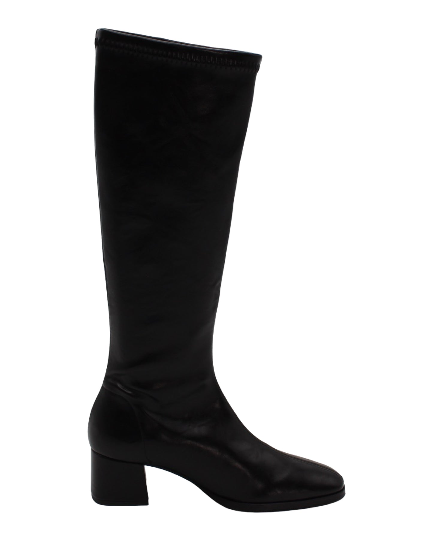Miss Elastic - Ladies Long Boots Black (4104)