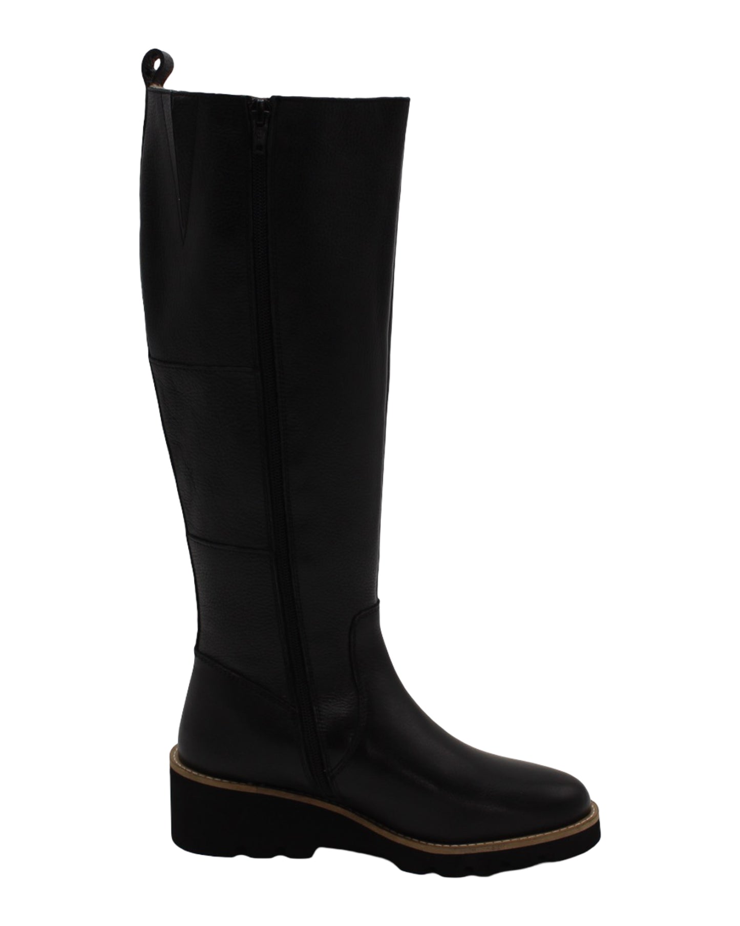 Lotus - Ladies Long Boots Black (4106)