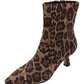 Una Healy - Ladies Ankle Boots Leopard Print (4173)