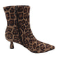 Una Healy - Ladies Ankle Boots Leopard Print (4173)