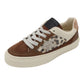 Drilleys - Ladies Trainers Brown, Cream, Leopard (4180)