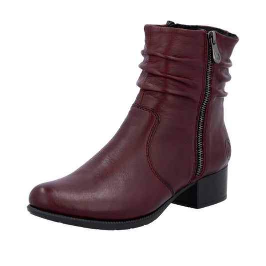 Rieker - Ladies Ankle Boots Burgundy (4181)