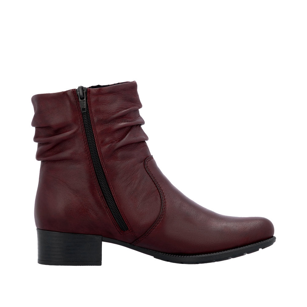 Rieker - Ladies Ankle Boots Burgundy (4181)