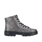 Rieker - Ladies Ankle Boots Silver, Black (4184)