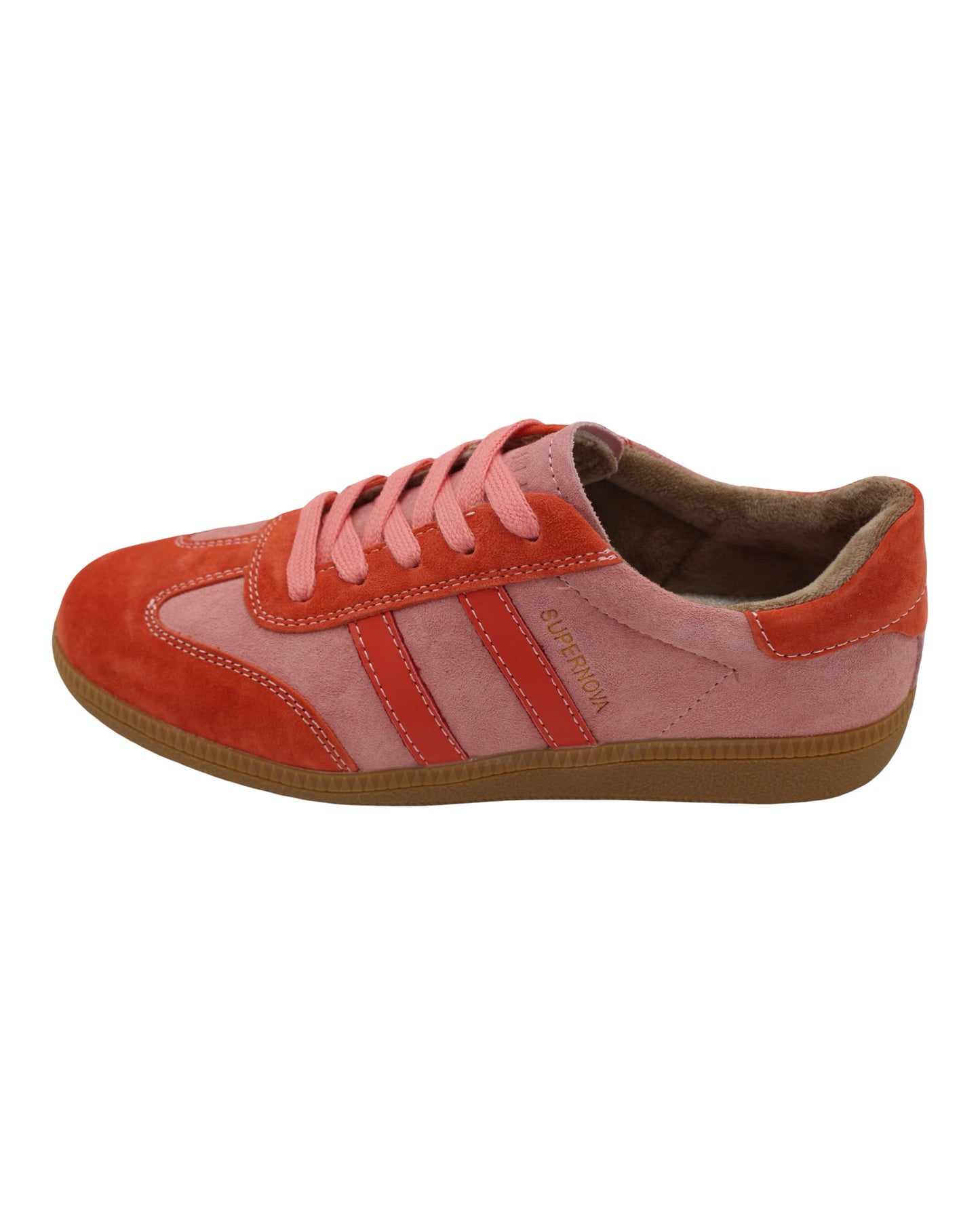 Drilleys - Ladies Trainers Pink, Coral (4302)