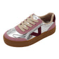 Drilleys - Ladies Trainers Chrome, Pink (4303)