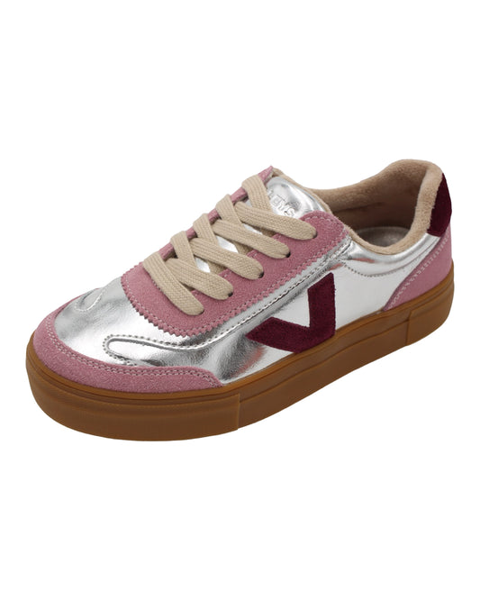 Drilleys - Ladies Trainers Chrome, Pink (4303)
