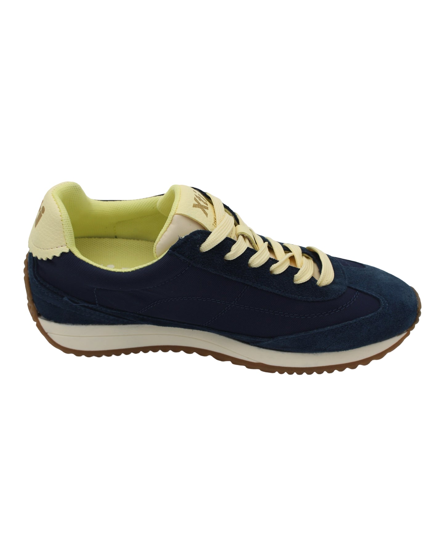 Xti - Ladies Trainers Navy, Lemon (4306)