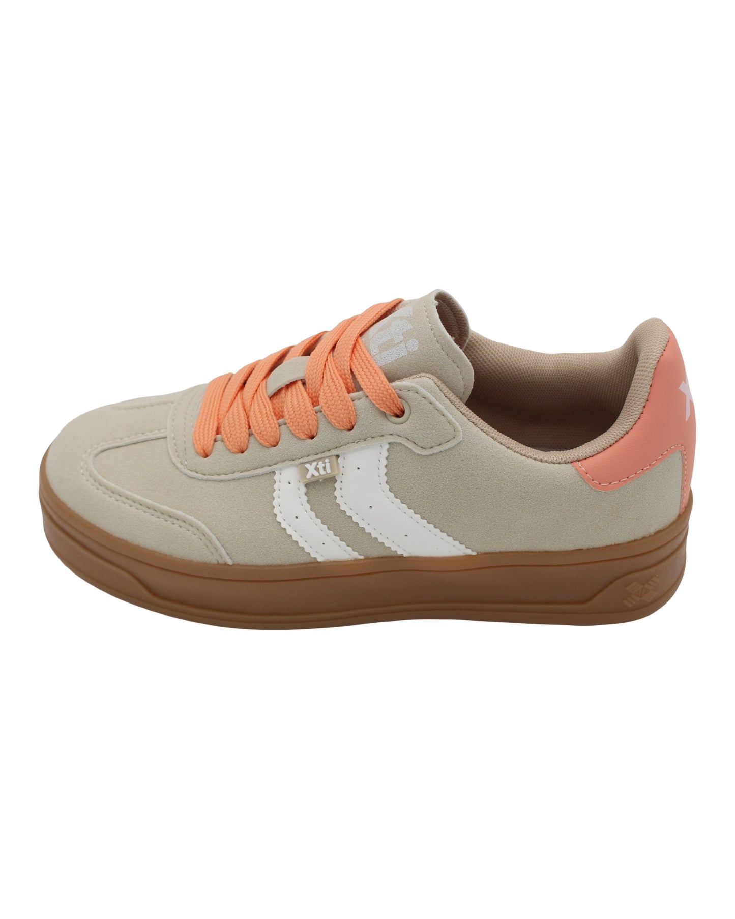 Xti - Ladies Trainers Nude, Coral (4308)