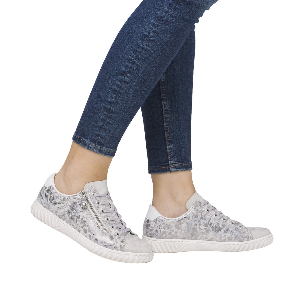 Rieker - Ladies Trainers Silver (4316)