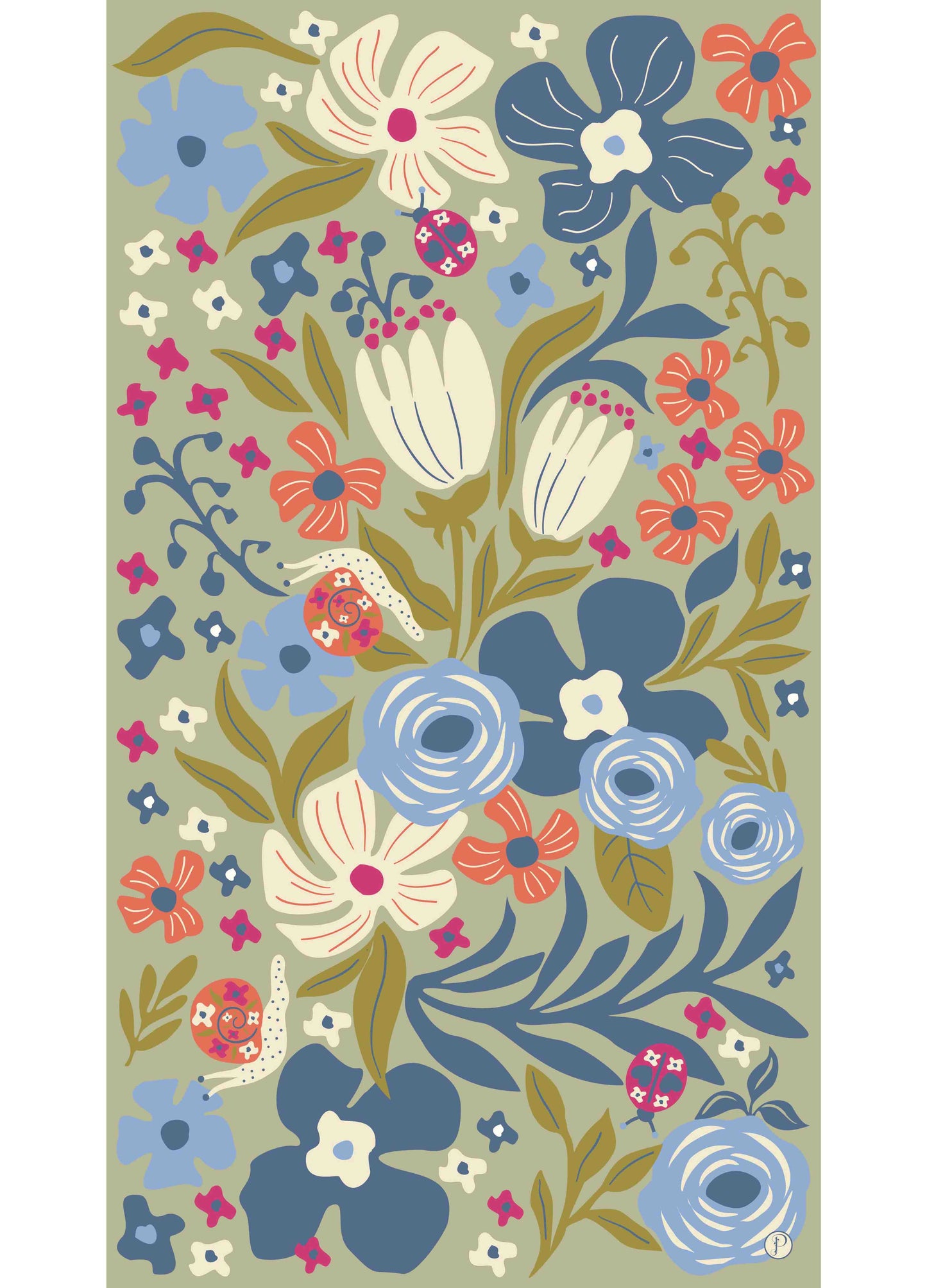 Powder Design Ltd - Accessories  Scarves Critters in the Wild Flowers (3344)