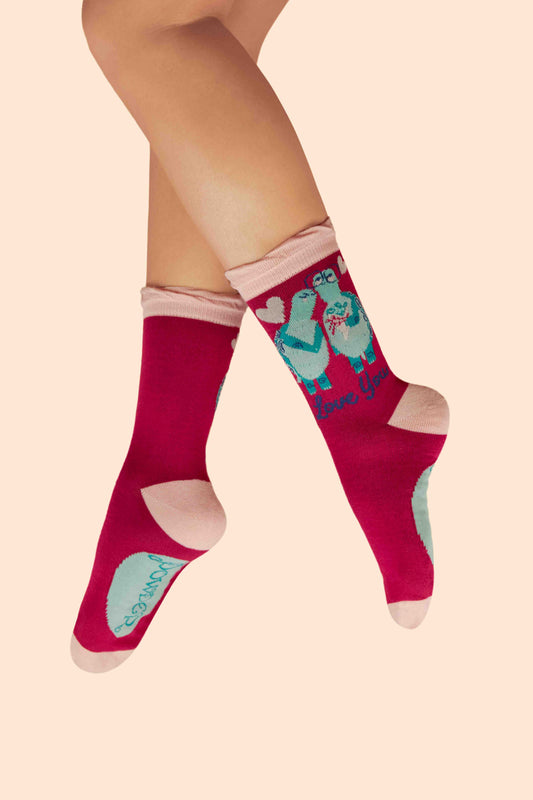 Powder Design Ltd - Accessories  Socks Love You Long Time Tortoises (3353)