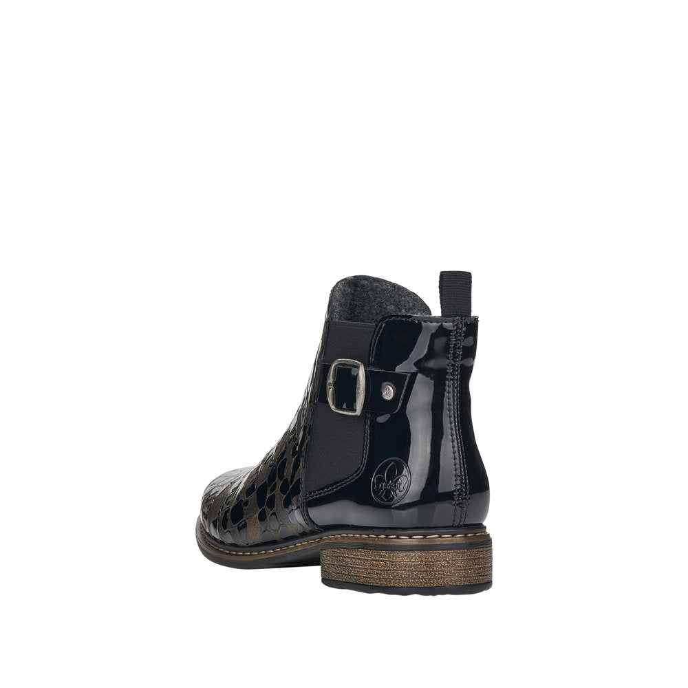 Rieker Ankle Boots  Black/Bronze