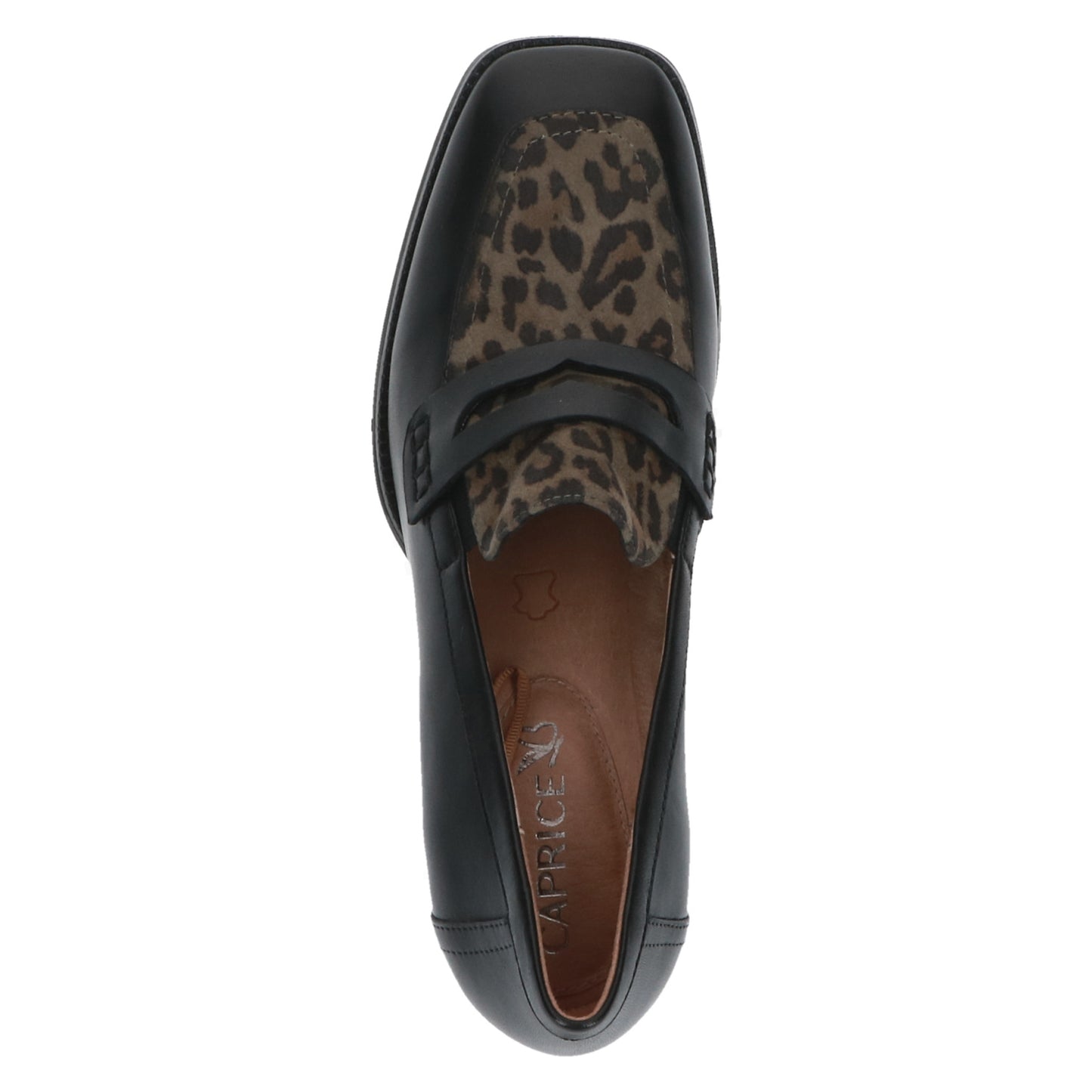 Caprice Shoes  Black/Leopard comb