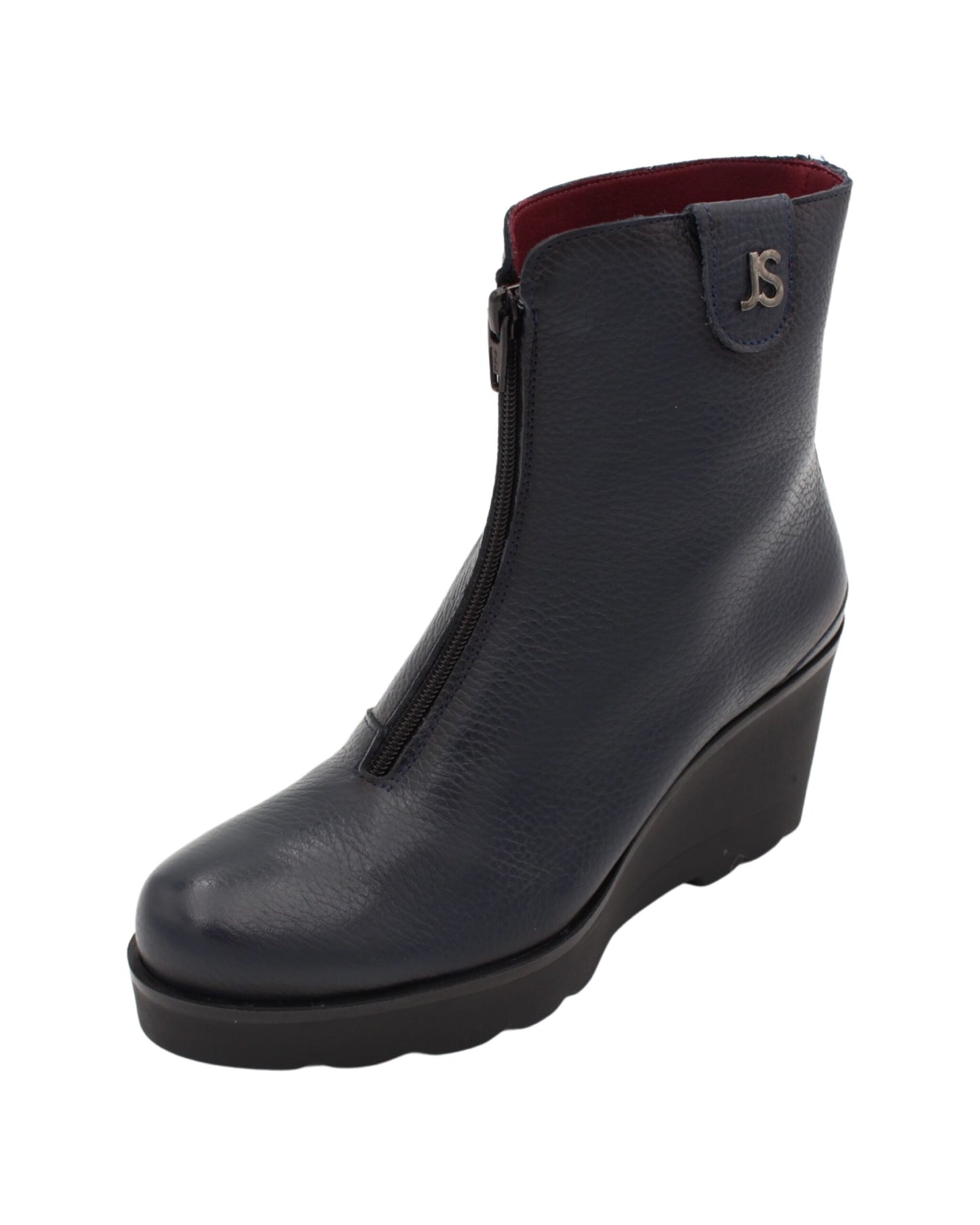 Jose Saenz Ankle Boots  Navy Wedge