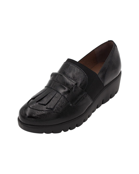 Wonders Loafers  Black Patent
