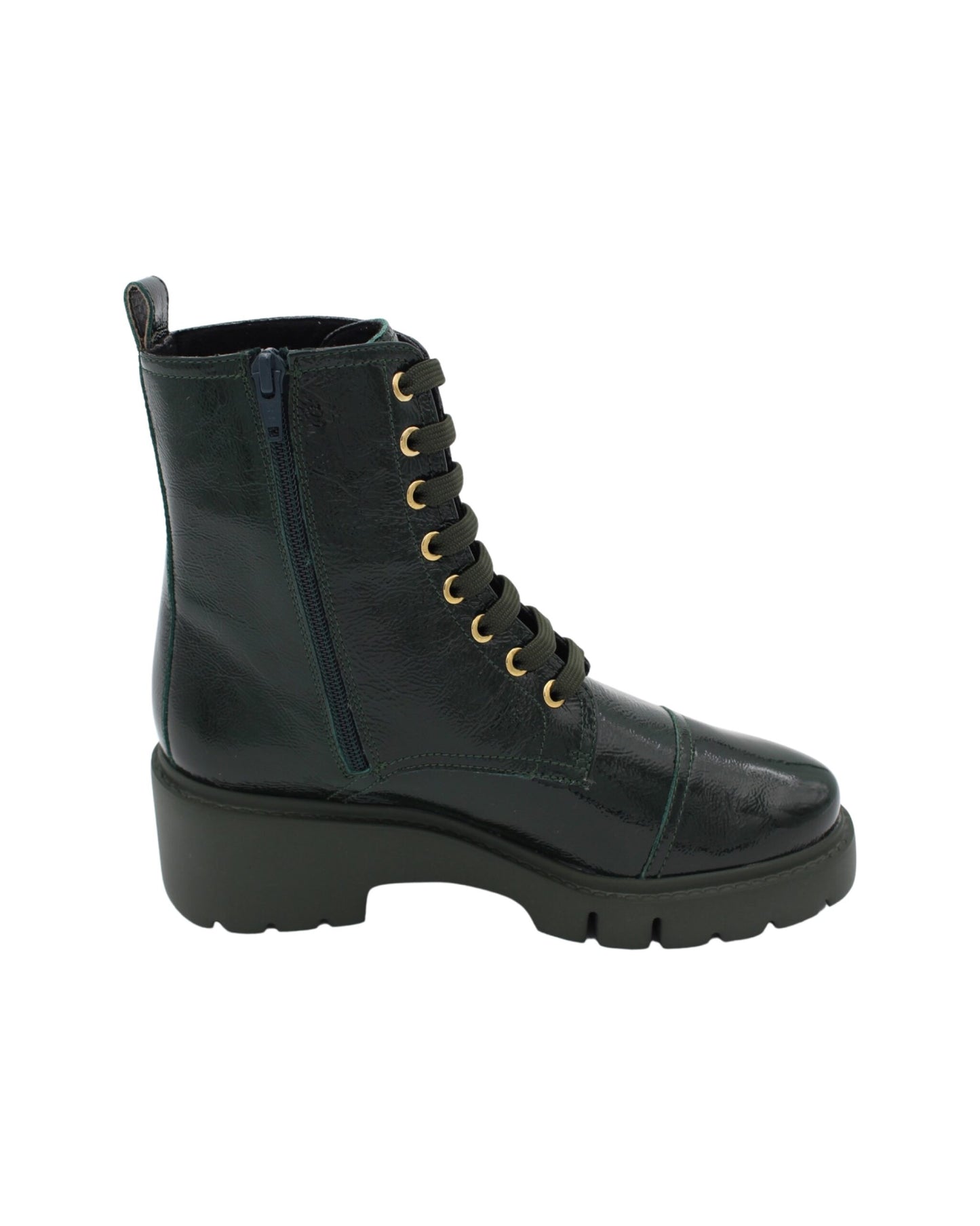 Unisa Ankle Boots  Green Patent