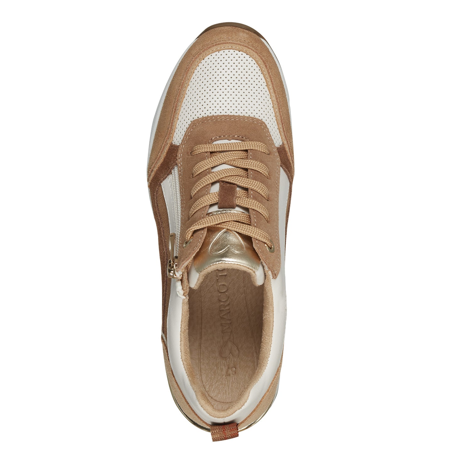 Marco Tozzi Trainers  Camel Comb