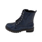 Lunar Ankle Boots  Navy Patent